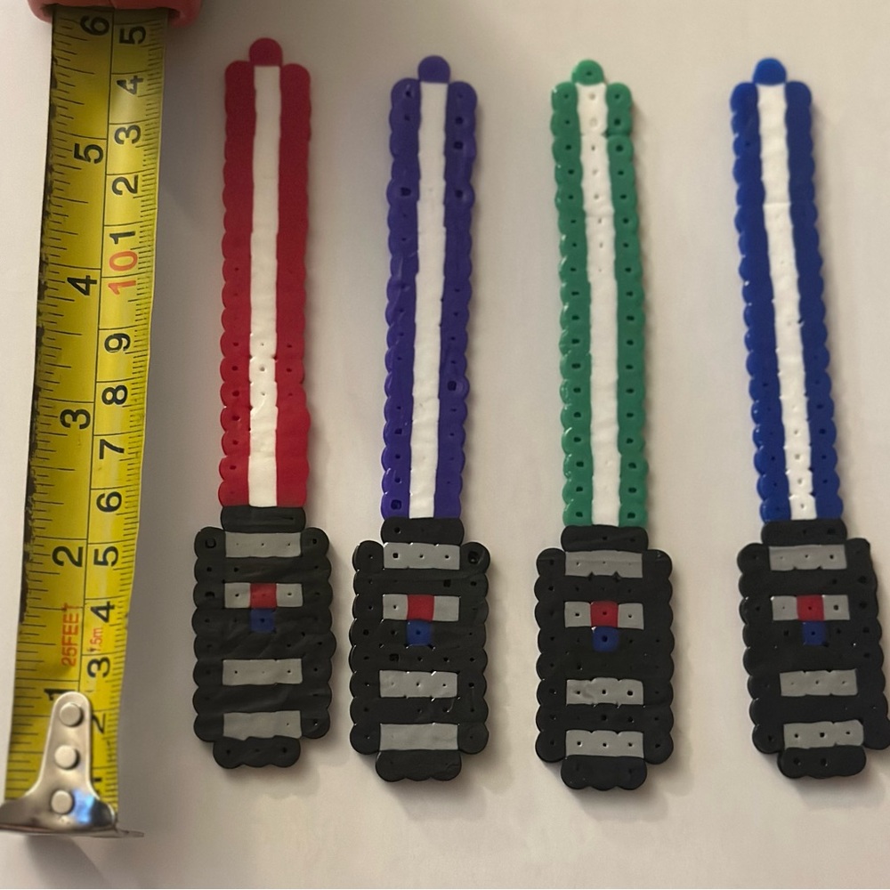 Colorful Beaded Keychains Set - Picture 2 of 3